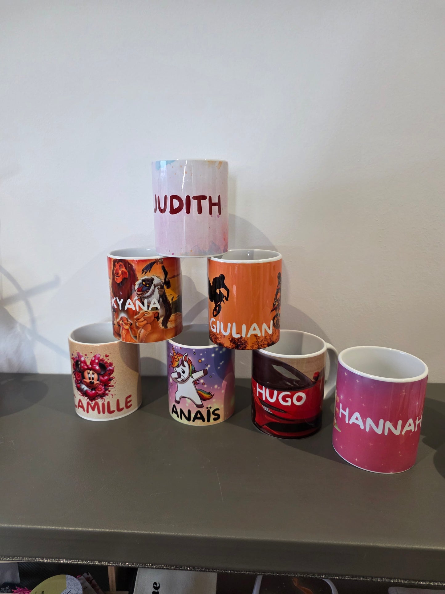 Tasse personnalisables