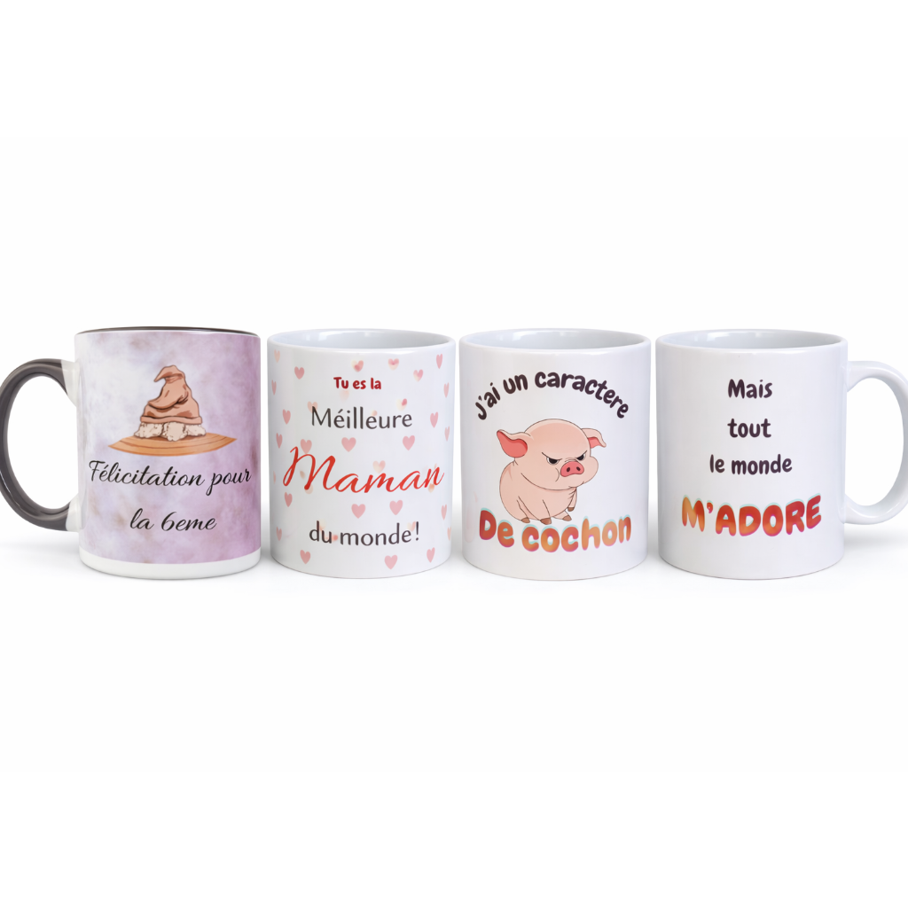 Tasse personnalisables